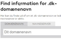 Færre oplysninger fra dk-hostmaster