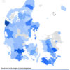 Første grafik viser omfanget af solcelle-parkerne i de enkelte kommuner.