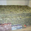 Sådan ser 205 millioner US-dollars ud i kontanter - her konfiskeret i forbindelse med salg af ulovlige lægemidler fra Kina til Mexico.